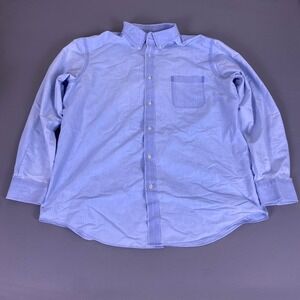 Croft & Barrow Easy Care Classic Fit Dress Shirt Mens 17.5 34/35 Long Light Blue